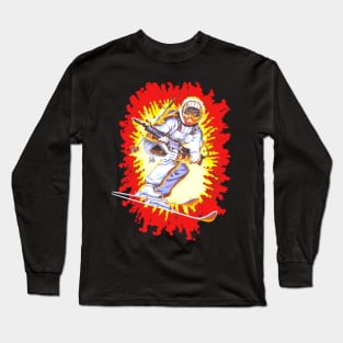 Snow Job GI Joe toy art card Long Sleeve T-Shirt